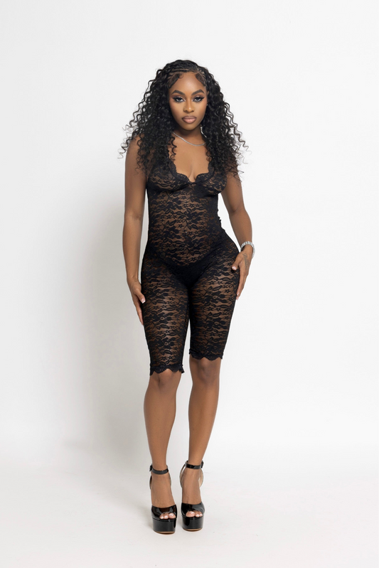 Lace romper